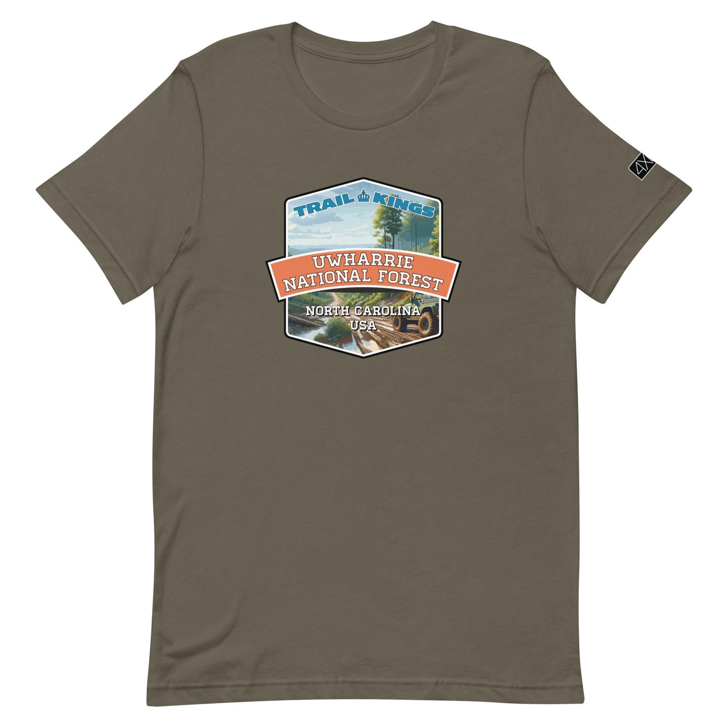 Trail Kings: Uwharrie National Forest - Unisex t-shirt in army