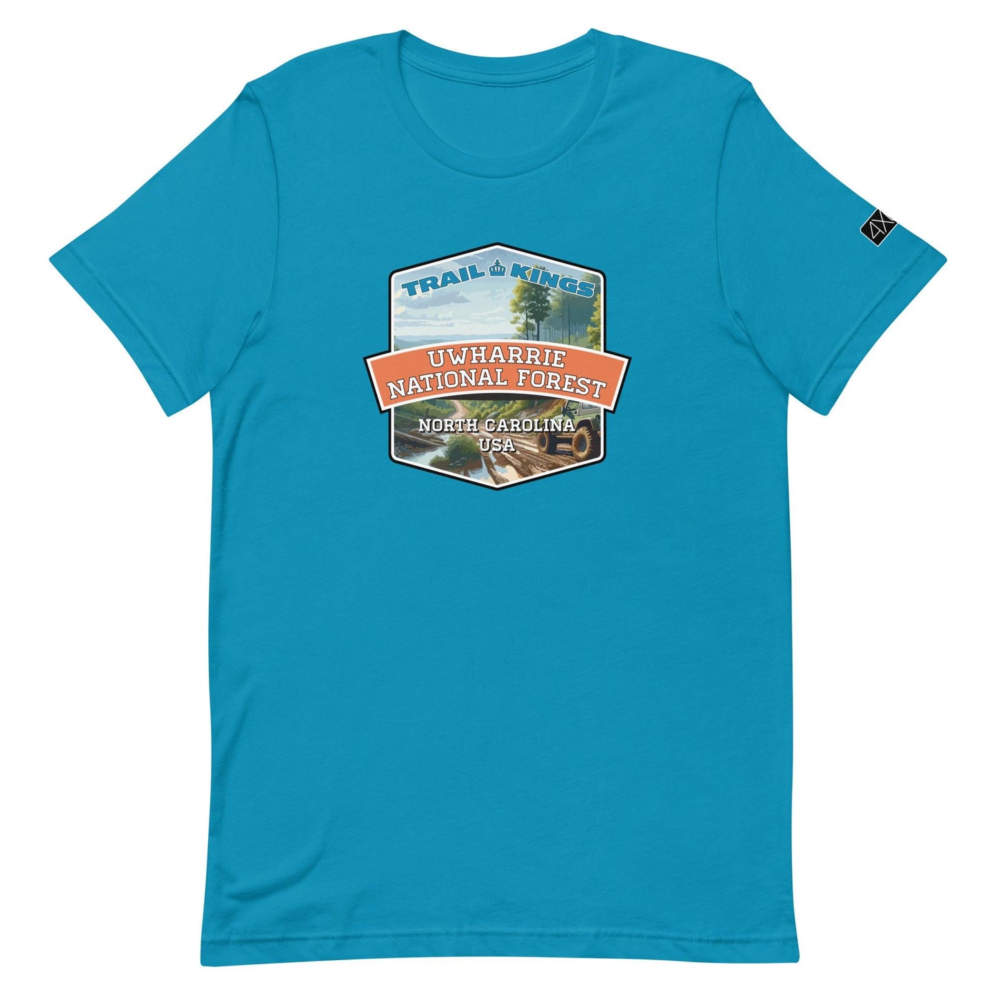 Trail Kings: Uwharrie National Forest - Unisex t-shirt in aqua