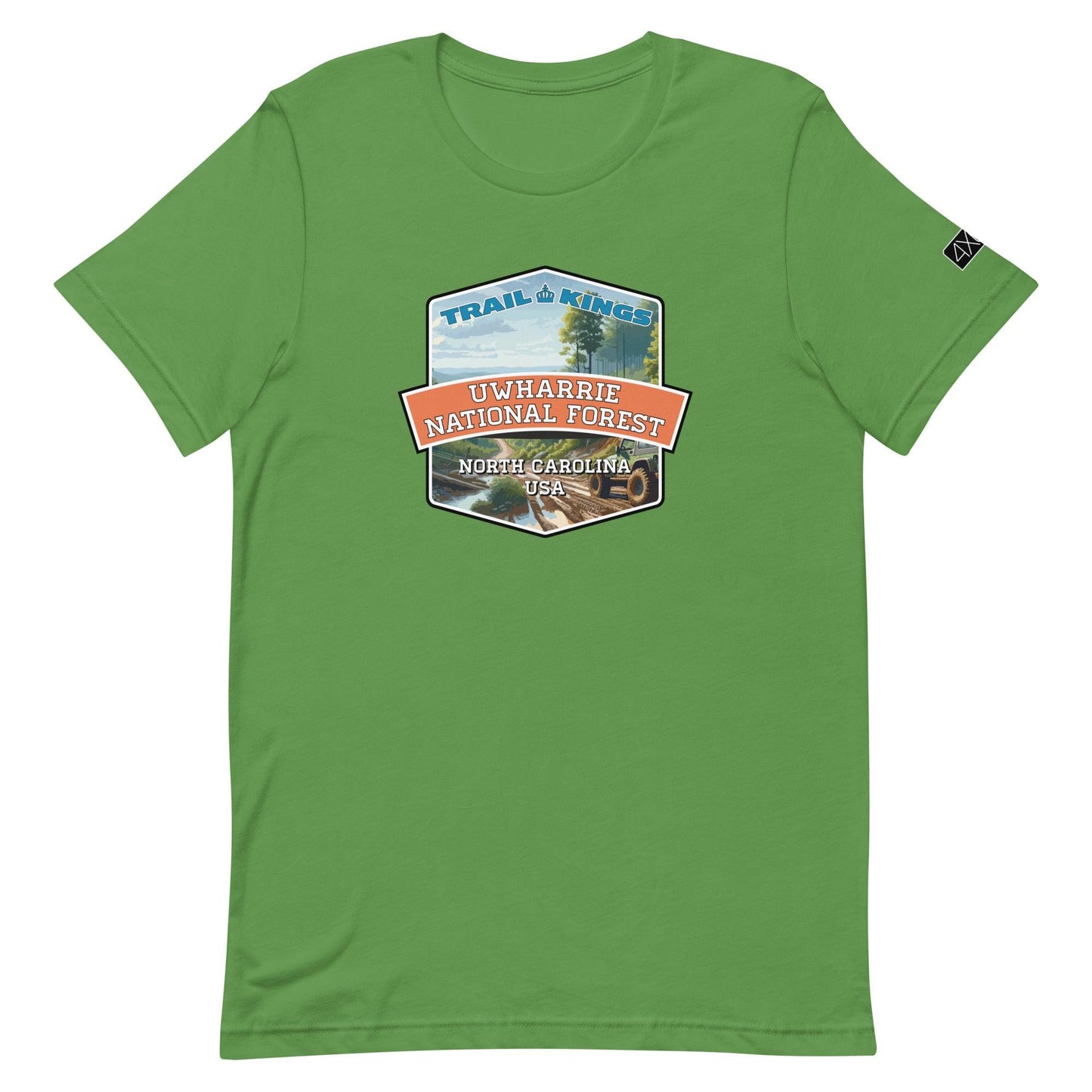 Trail Kings: Uwharrie National Forest - Unisex t-shirt in leaf