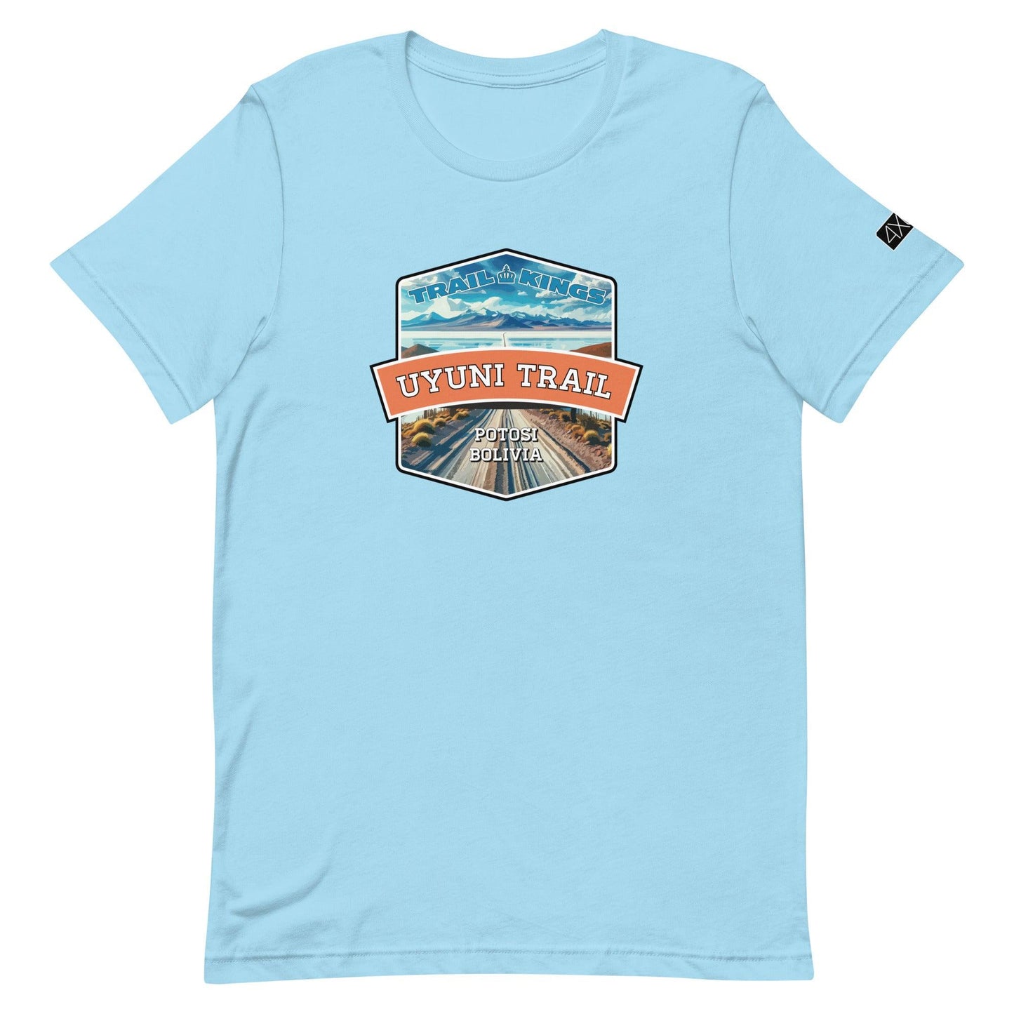 Trail Kings: Uyuni Trail - Unisex t-shirt in ocean blue