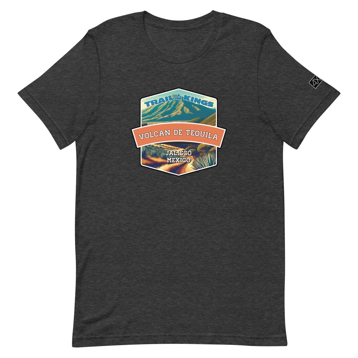 Trail Kings: Volcán de Tequila - Unisex t-shirt in dark grey heather