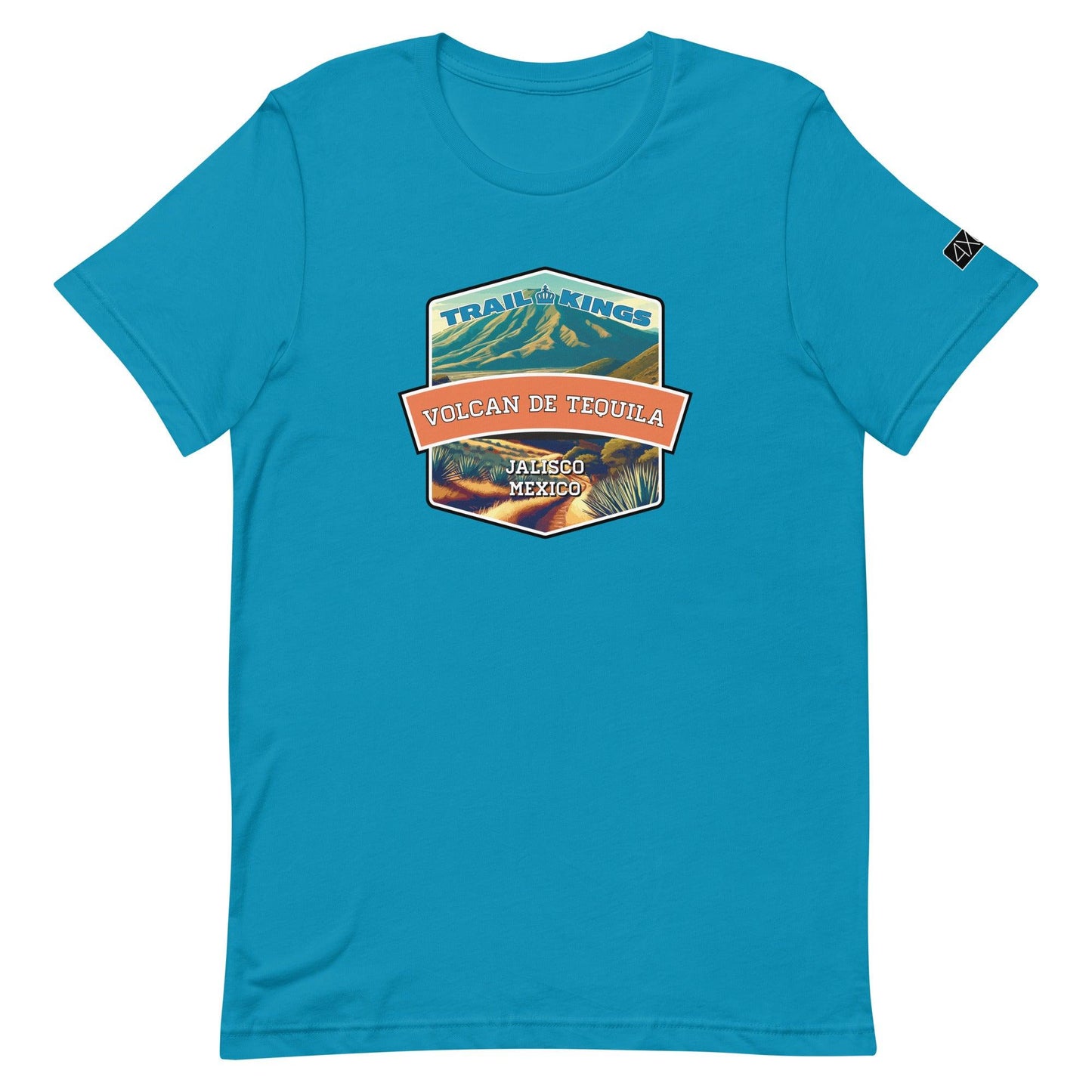 Trail Kings: Volcán de Tequila - Unisex t-shirt in aqua