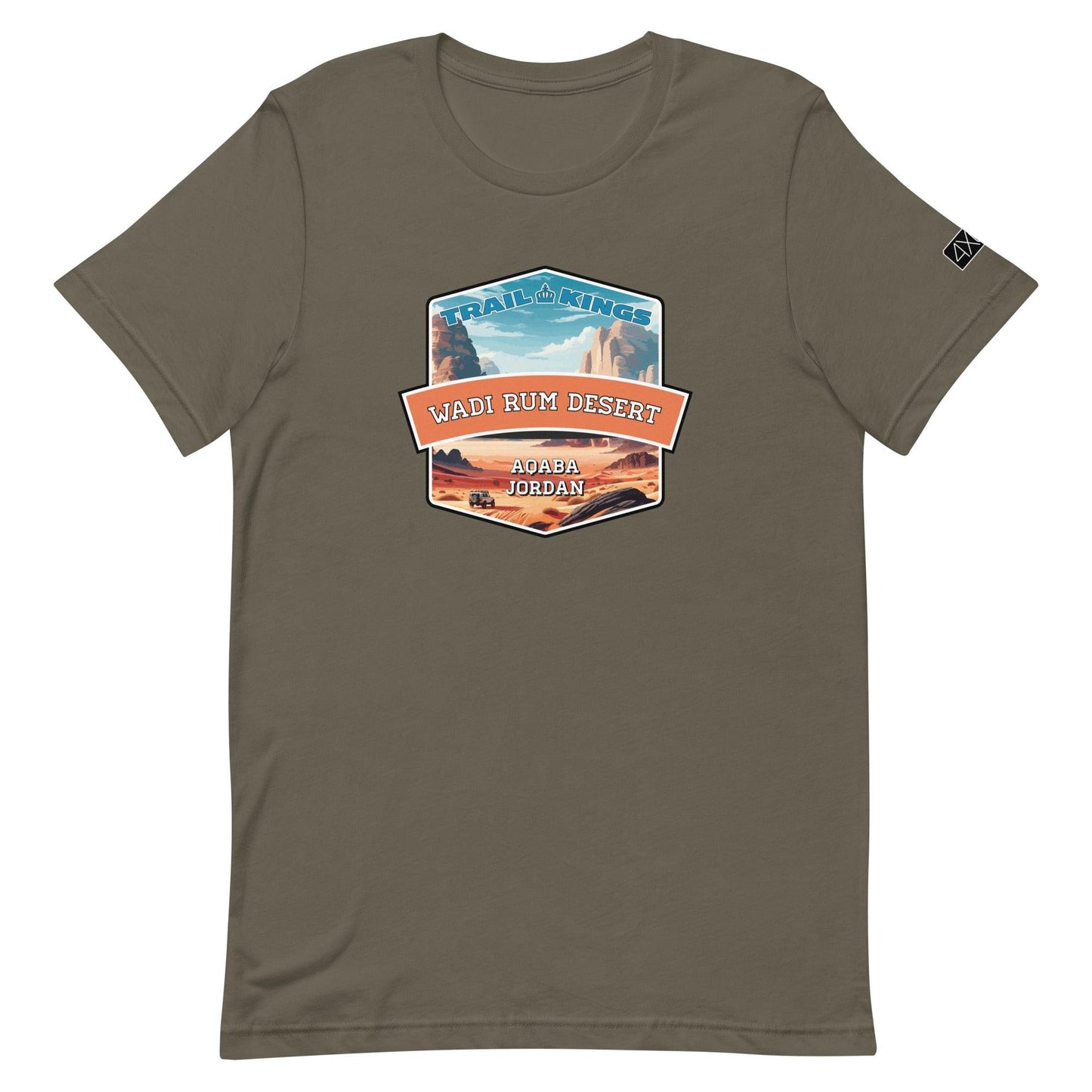 Trail Kings: Wadi Rum Desert - Unisex t-shirt in army