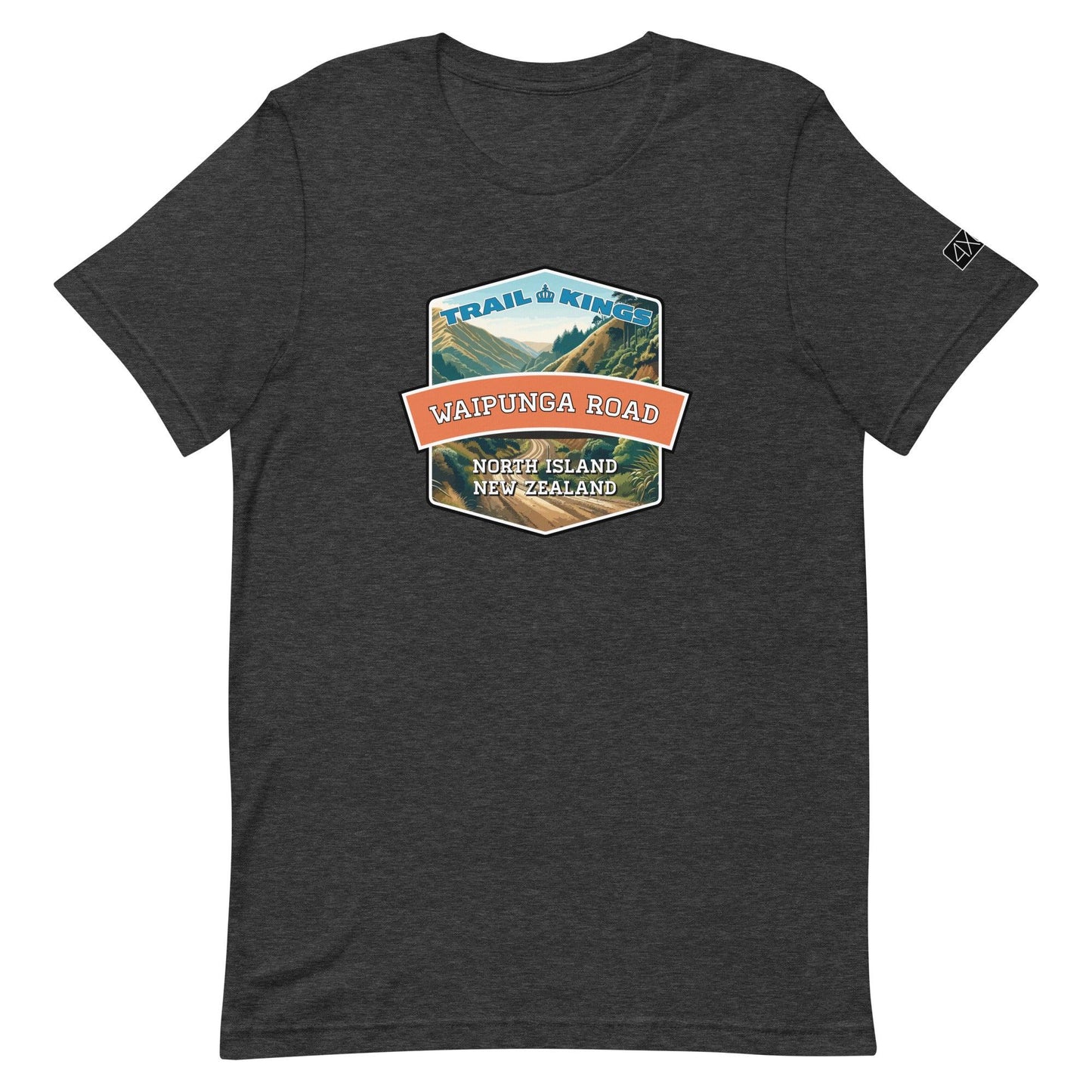 Trail Kings: Waipunga Road - Unisex t-shirt in dark grey heather