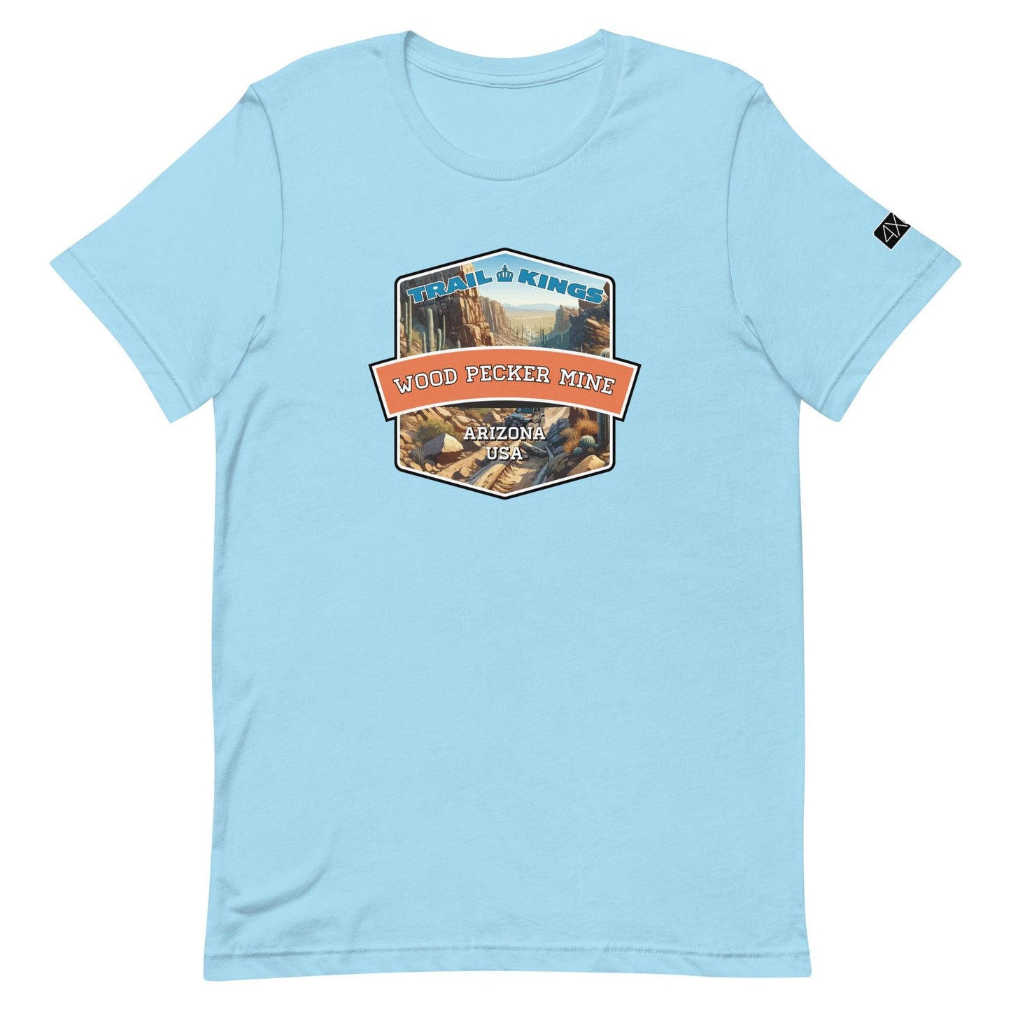 Trail Kings: Wood Pecker Mine - Unisex t-shirt in ocean blue