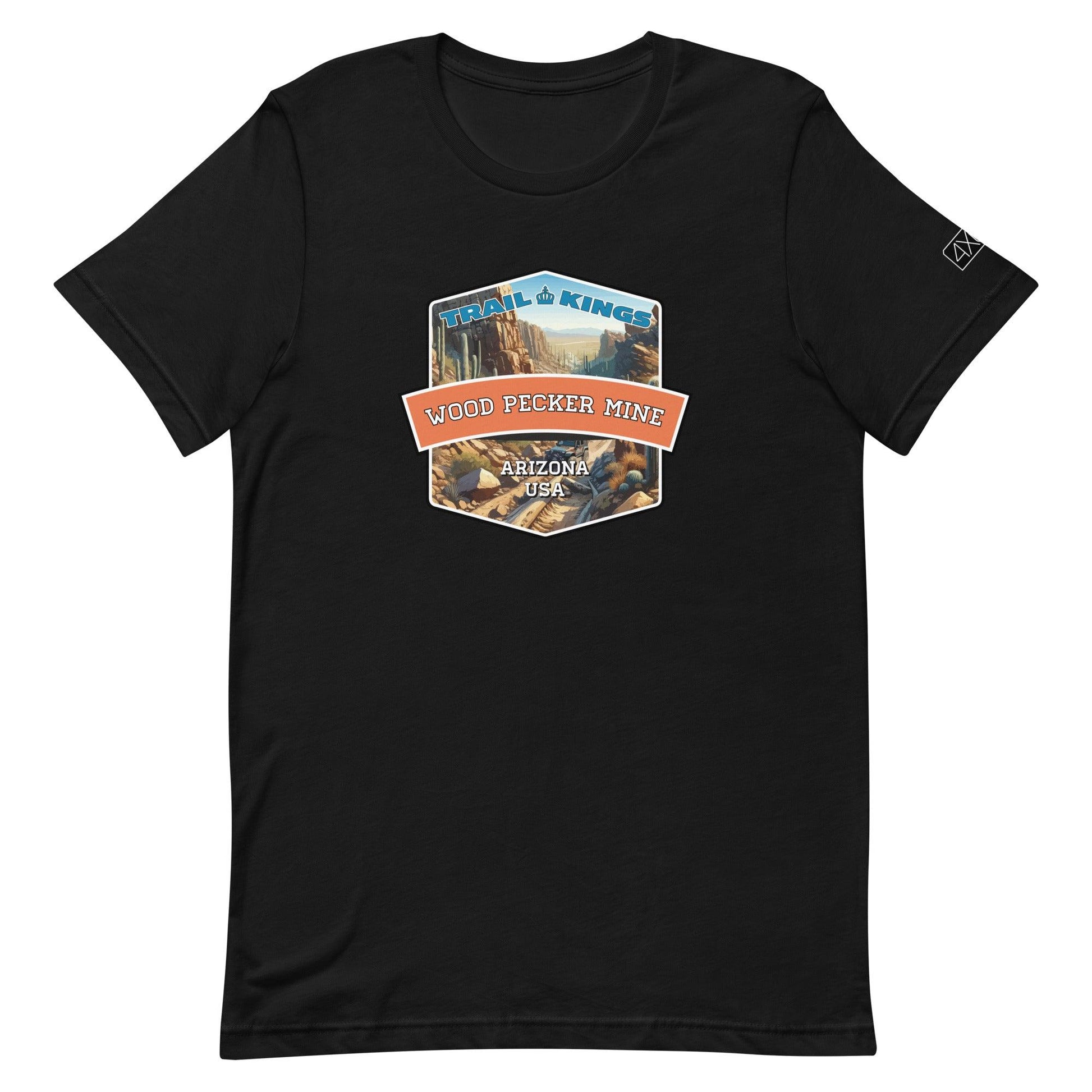 Trail Kings: Wood Pecker Mine - Unisex t-shirt in black