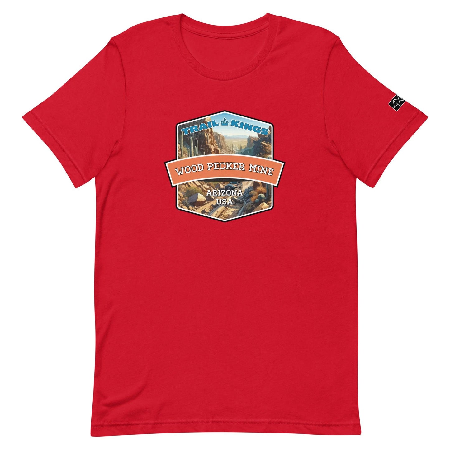 Trail Kings: Wood Pecker Mine - Unisex t-shirt in red