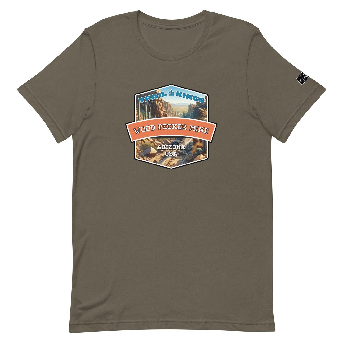 Trail Kings: Wood Pecker Mine - Unisex t-shirt in army