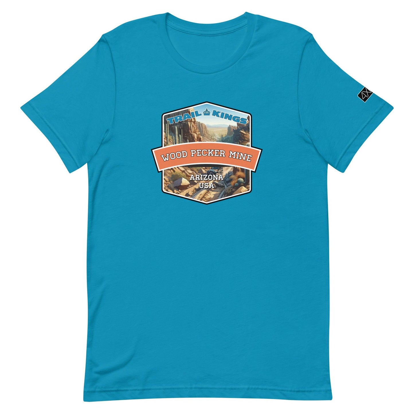 Trail Kings: Wood Pecker Mine - Unisex t-shirt in aqua