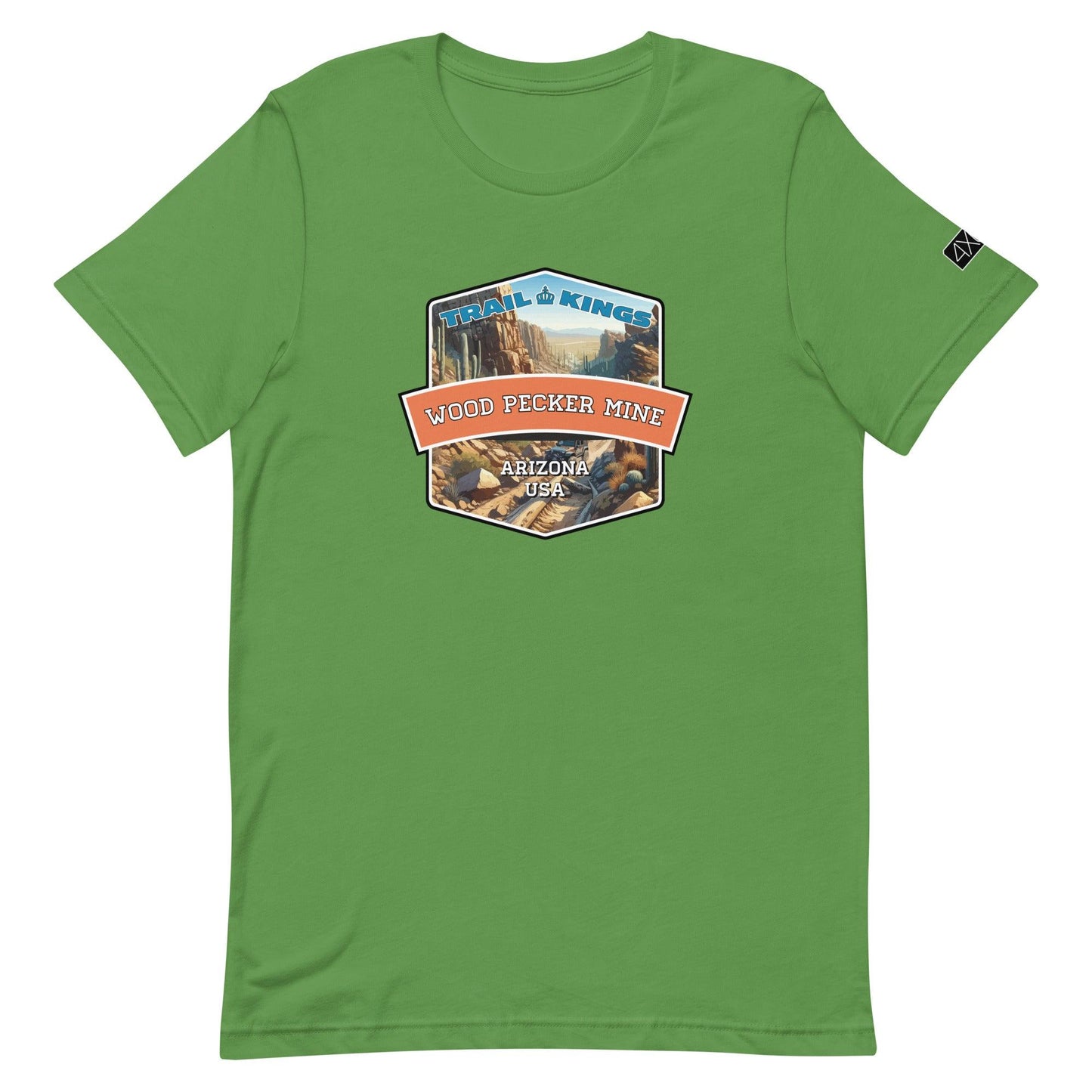 Trail Kings: Wood Pecker Mine - Unisex t-shirt in leaf