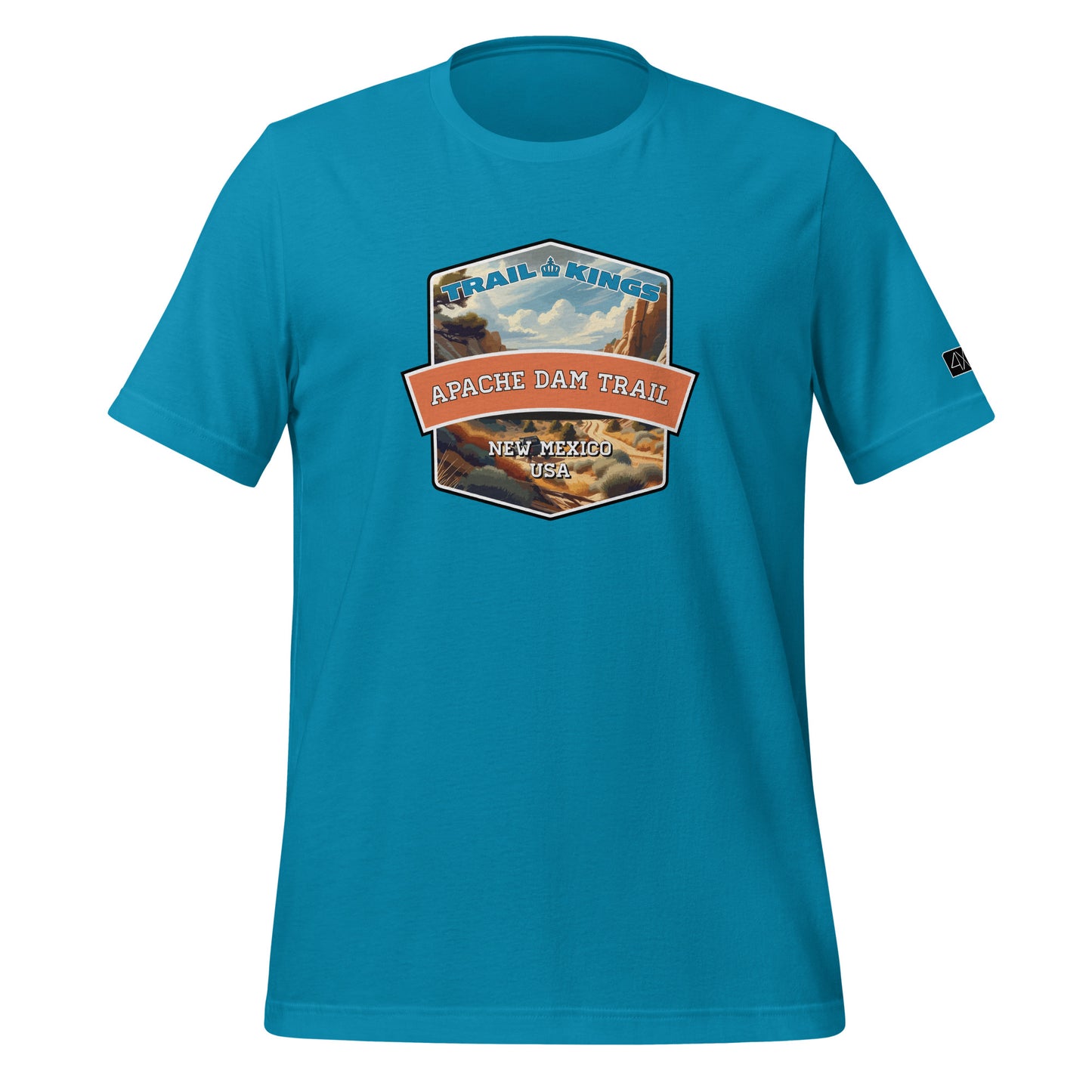 Trail Kings: Apache Dam Trail - Unisex t-shirt  in  Aqua / 3XL  -  4XOD