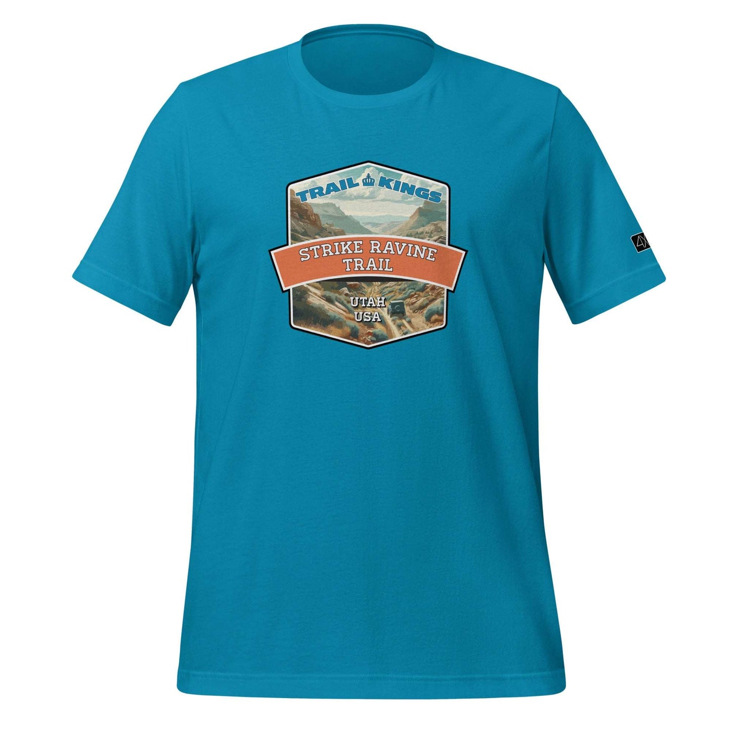 Trail Kings: Strike Ravine Trail - Unisex t-shirt  in  Aqua / 3XL  -  4XOD