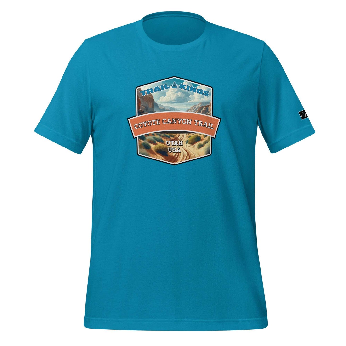 Trail Kings: Coyote Canyon Trail - Unisex t-shirt  in  Aqua / 3XL  -  4XOD