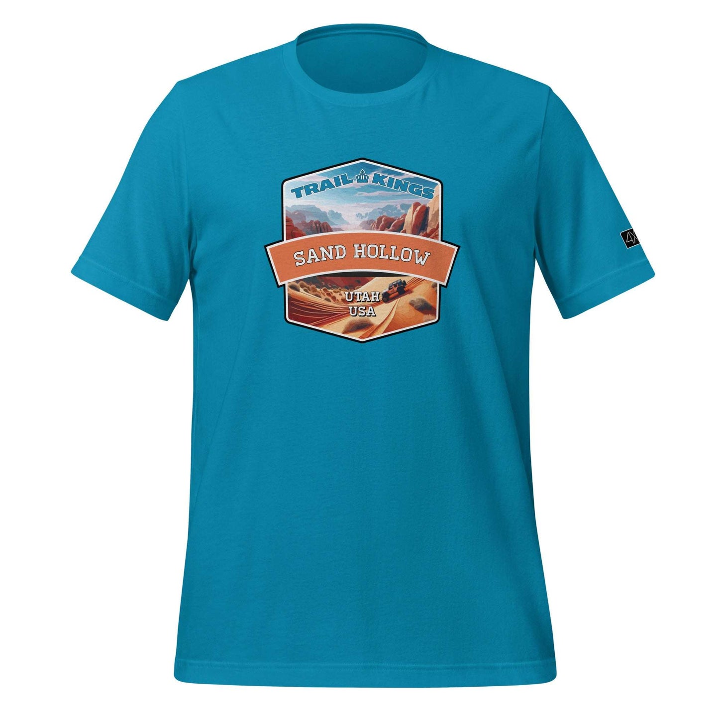 Trail Kings: Sand Hollow - Unisex t-shirt  in  Aqua / 3XL  -  4XOD