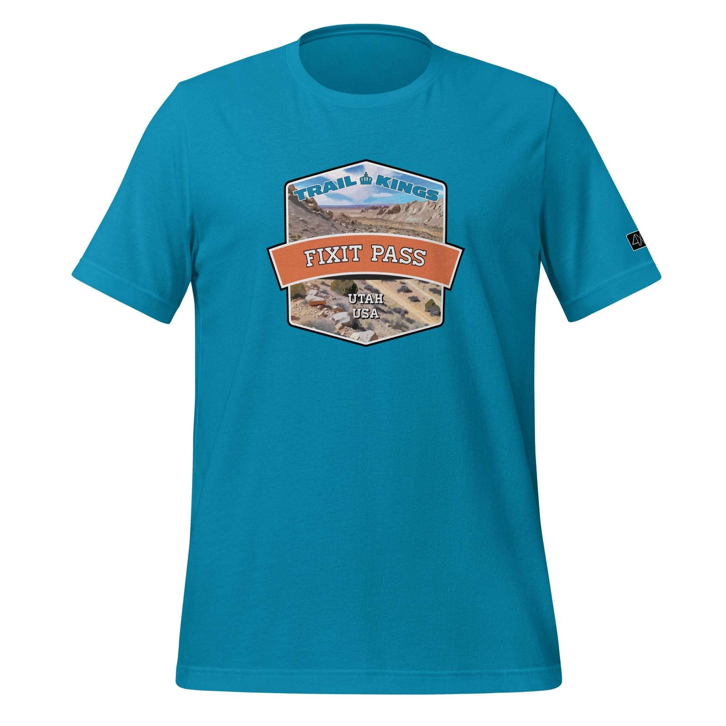 Trail Kings: Fixit Pass - Unisex t-shirt  in  Aqua / 3XL  -  4XOD