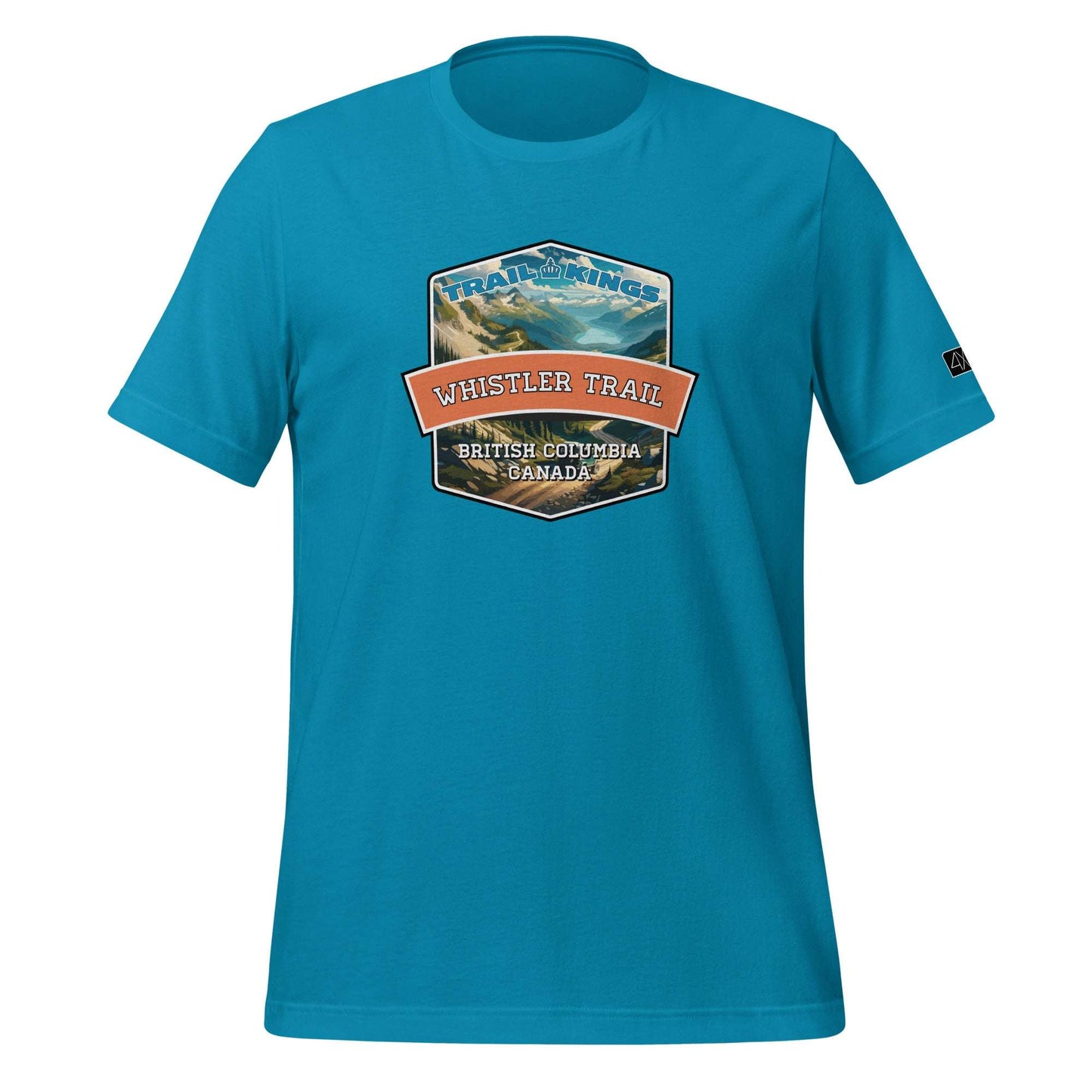 Trail Kings: Whistler Trail - Unisex t-shirt  in  Aqua / 3XL  -  4XOD