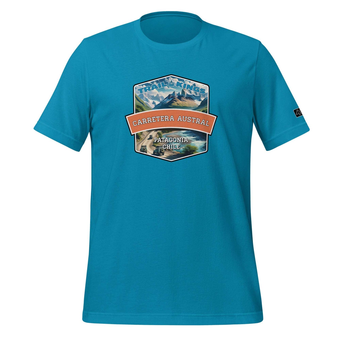 Trail Kings: Carretera Austral - Unisex t-shirt  in  Aqua / 3XL  -  4XOD