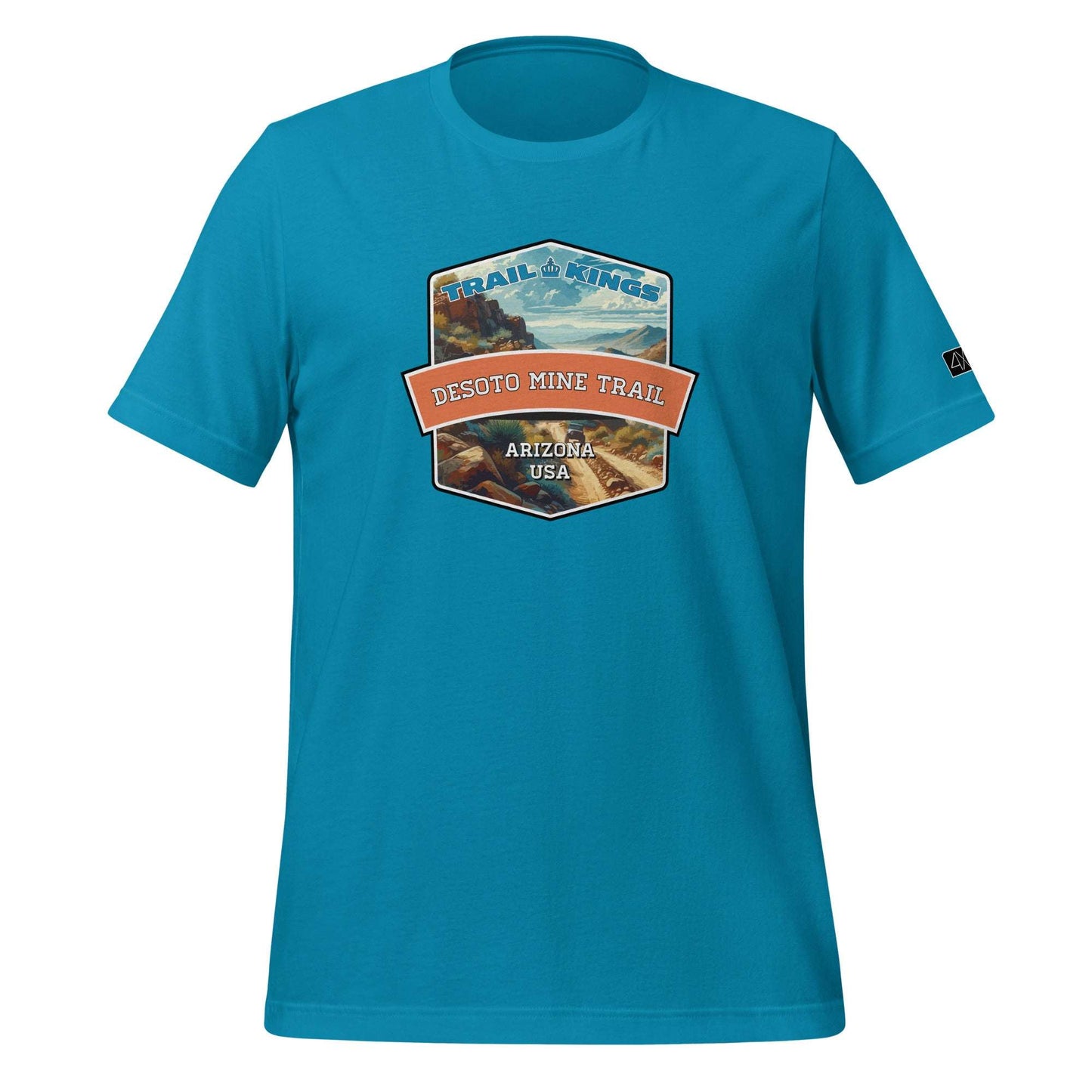 Trail Kings: Desoto Mine Trail - Unisex t-shirt  in  Aqua / 3XL  -  4XOD