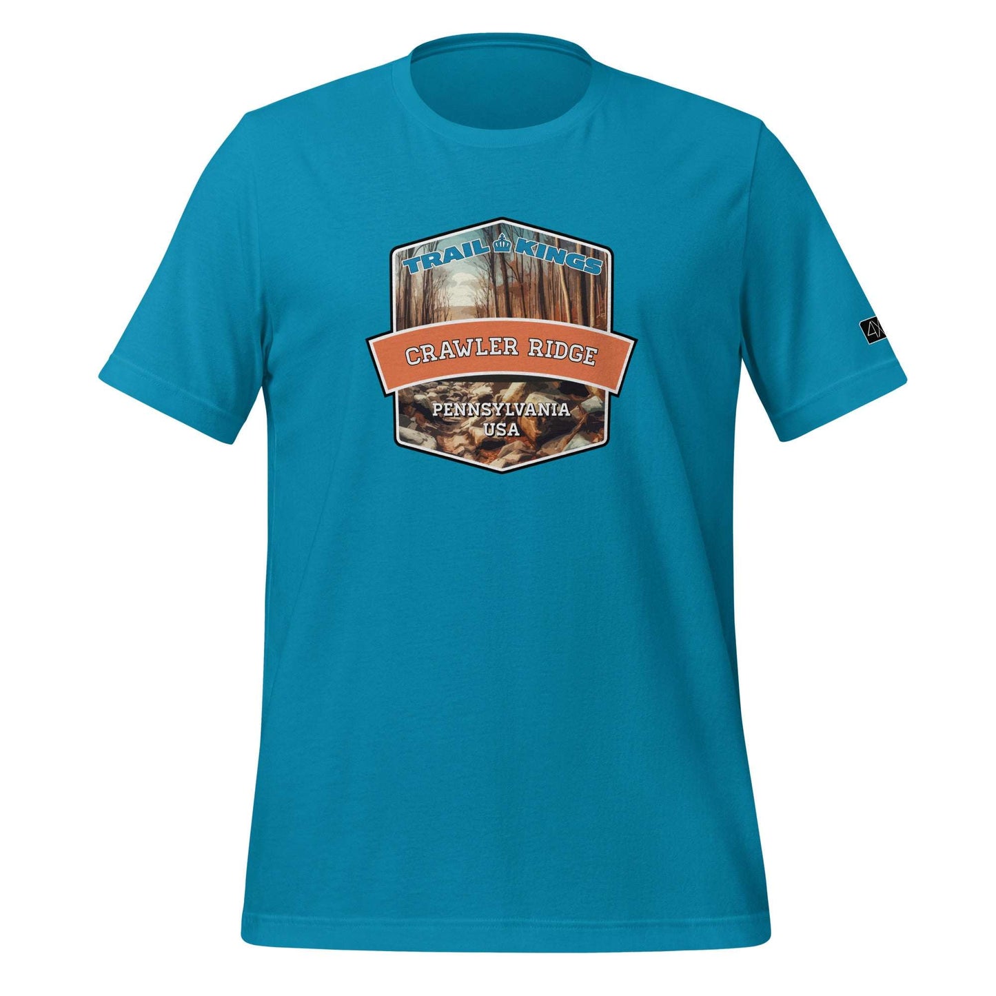 Trail Kings: Crawler Ridge - Unisex t-shirt  in  Aqua / 3XL  -  4XOD