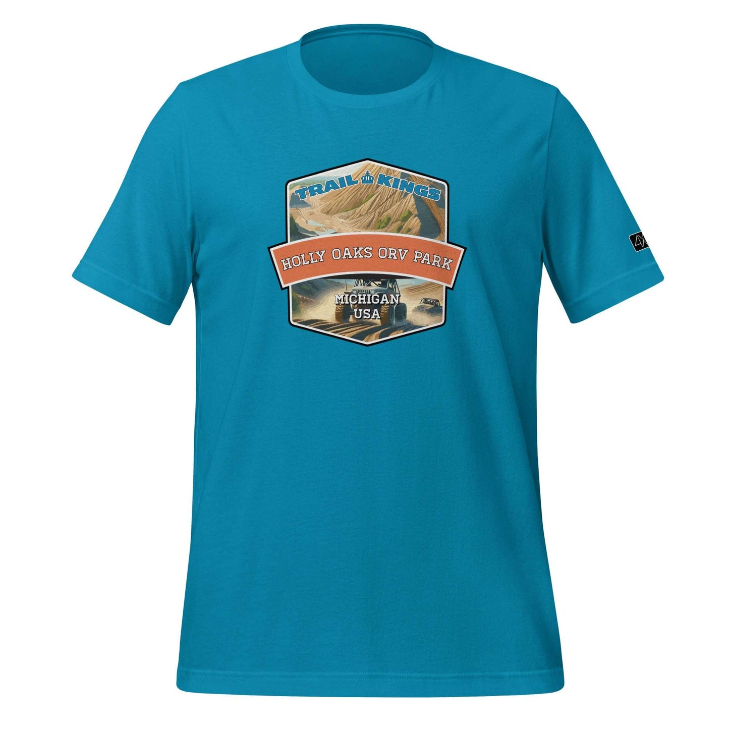 Trail Kings: Holly Oaks ORV Park - Unisex t-shirt  in  Aqua / 3XL  -  4XOD