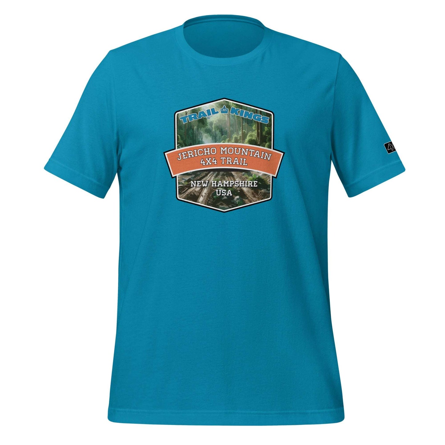 Trail Kings: Jericho Mountain 4x4 Trail - Unisex t-shirt  in  Aqua / 3XL  -  4XOD