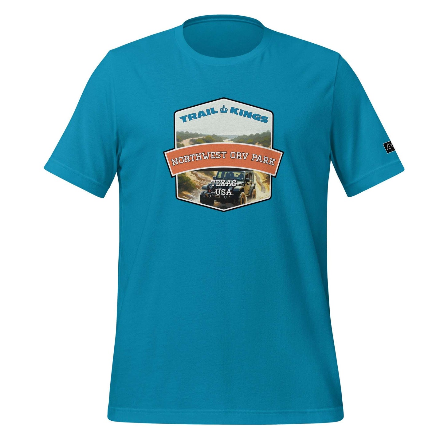 Trail Kings: Northwest ORV Park - Unisex t-shirt  in  Aqua / 3XL  -  4XOD