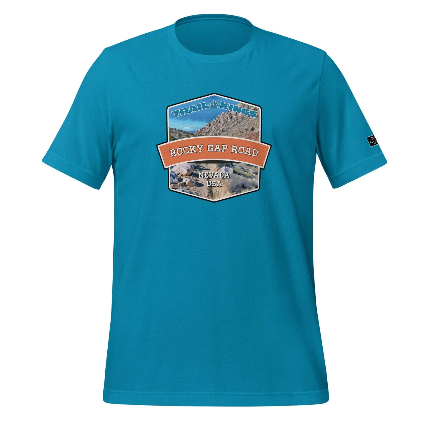 Trail Kings: Rocky Gap Road - Unisex t-shirt  in  Aqua / 3XL  -  4XOD