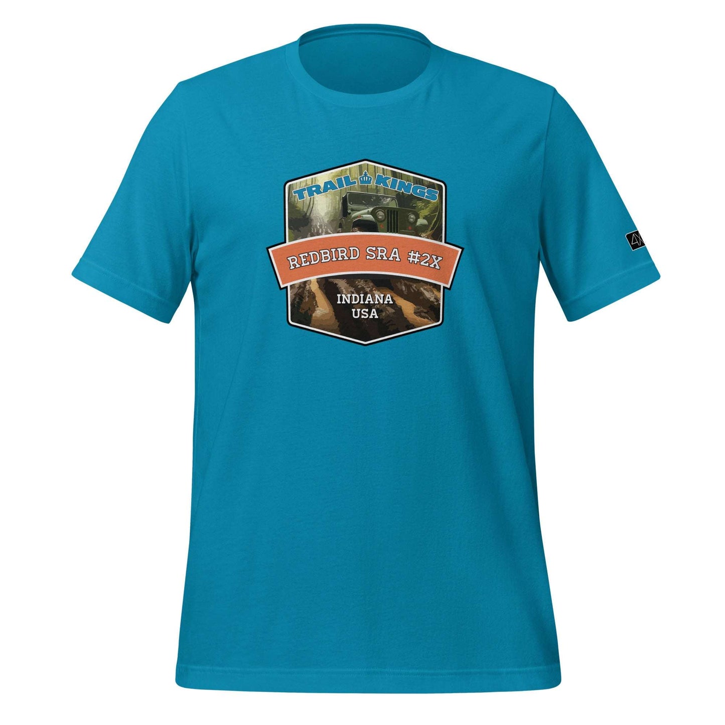 Trail Kings: Redbird SRA #2x - Unisex t-shirt  in  Aqua / 3XL  -  4XOD