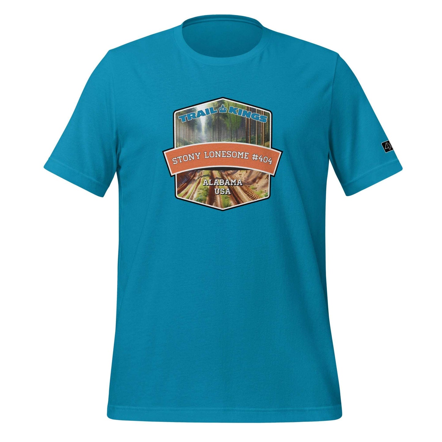 Trail Kings: Stony Lonesome #404 - Unisex t-shirt  in  Aqua / 3XL  -  4XOD