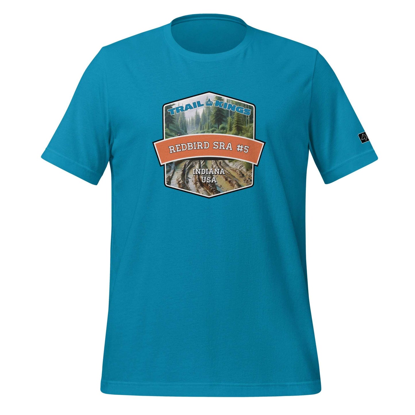 Trail Kings: Redbird SRA #5 - Unisex t-shirt  in  Aqua / 3XL  -  4XOD