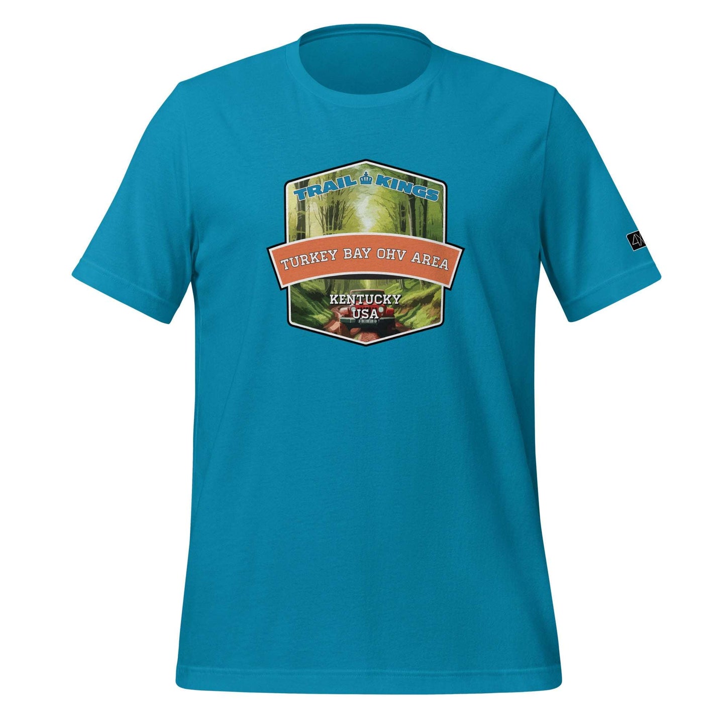 Trail Kings: Turkey Bay OHV Area - Unisex t-shirt  in  Aqua / 3XL  -  4XOD