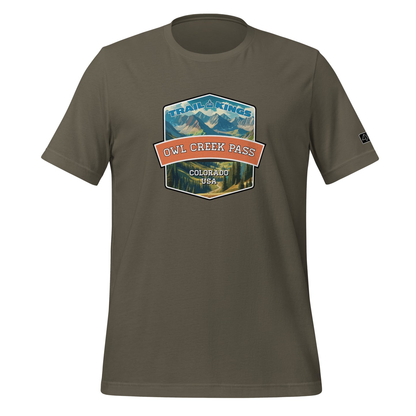 Trail Kings: Owl Creek Pass - Unisex t-shirt  in  Army / 3XL  -  4XOD