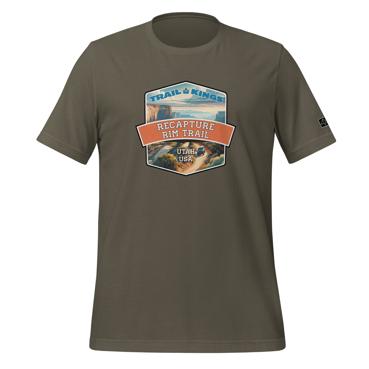 Trail Kings: Recapture Rim Trail - Unisex t-shirt  in  Army / 3XL  -  4XOD