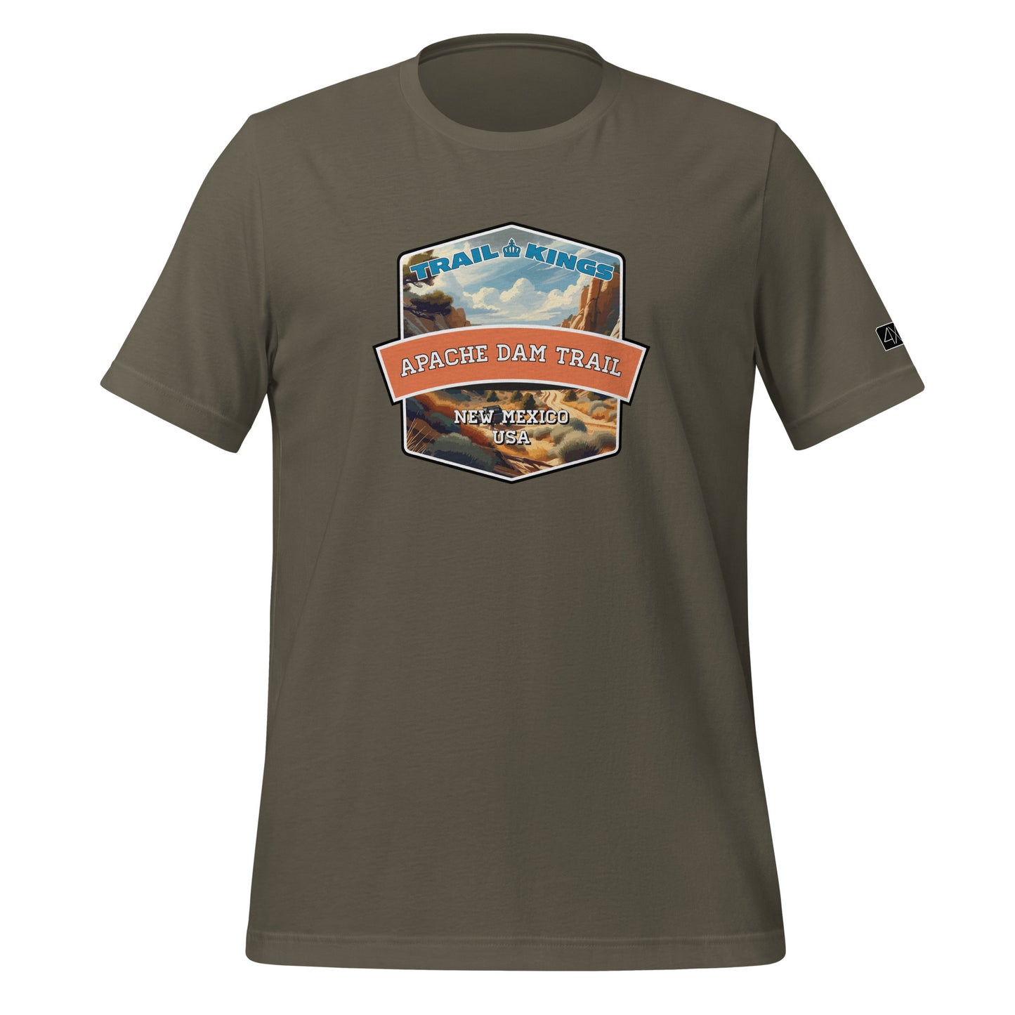 Trail Kings: Apache Dam Trail - Unisex t-shirt  in  Army / 3XL  -  4XOD