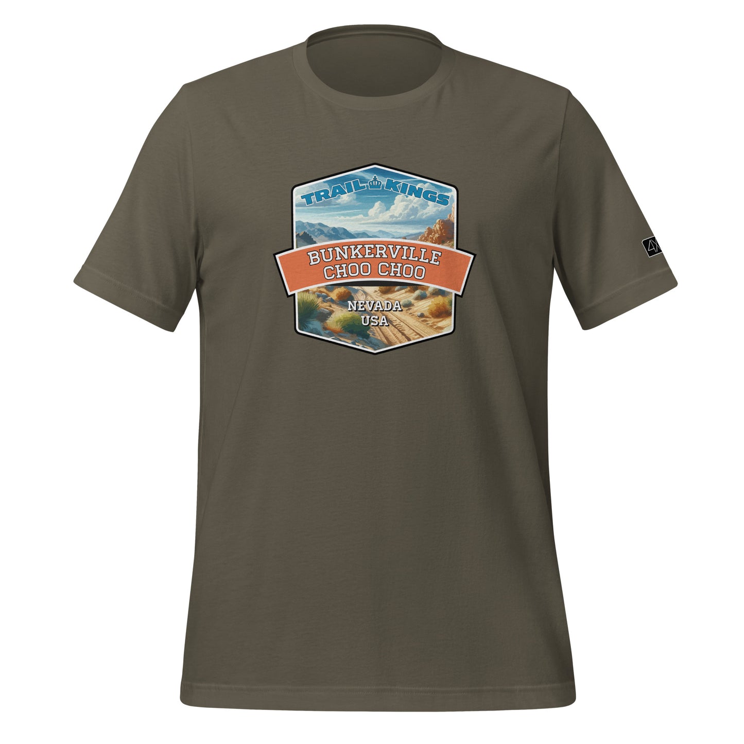 Trail Kings: Bunkerville Choo Choo - Unisex t-shirt  in  Army / 3XL  -  4XOD