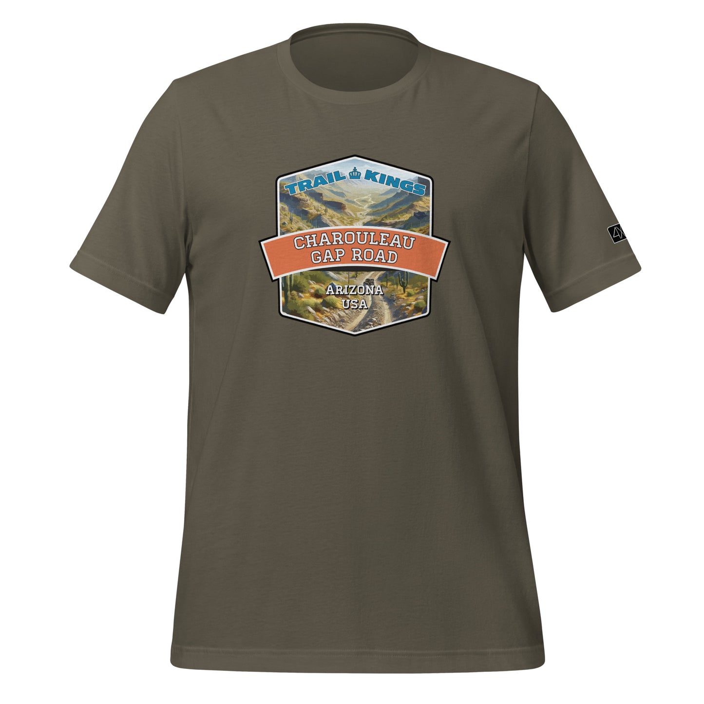 Trail Kings: Charouleau Gap Road - Unisex t-shirt  in  Army / 3XL  -  4XOD