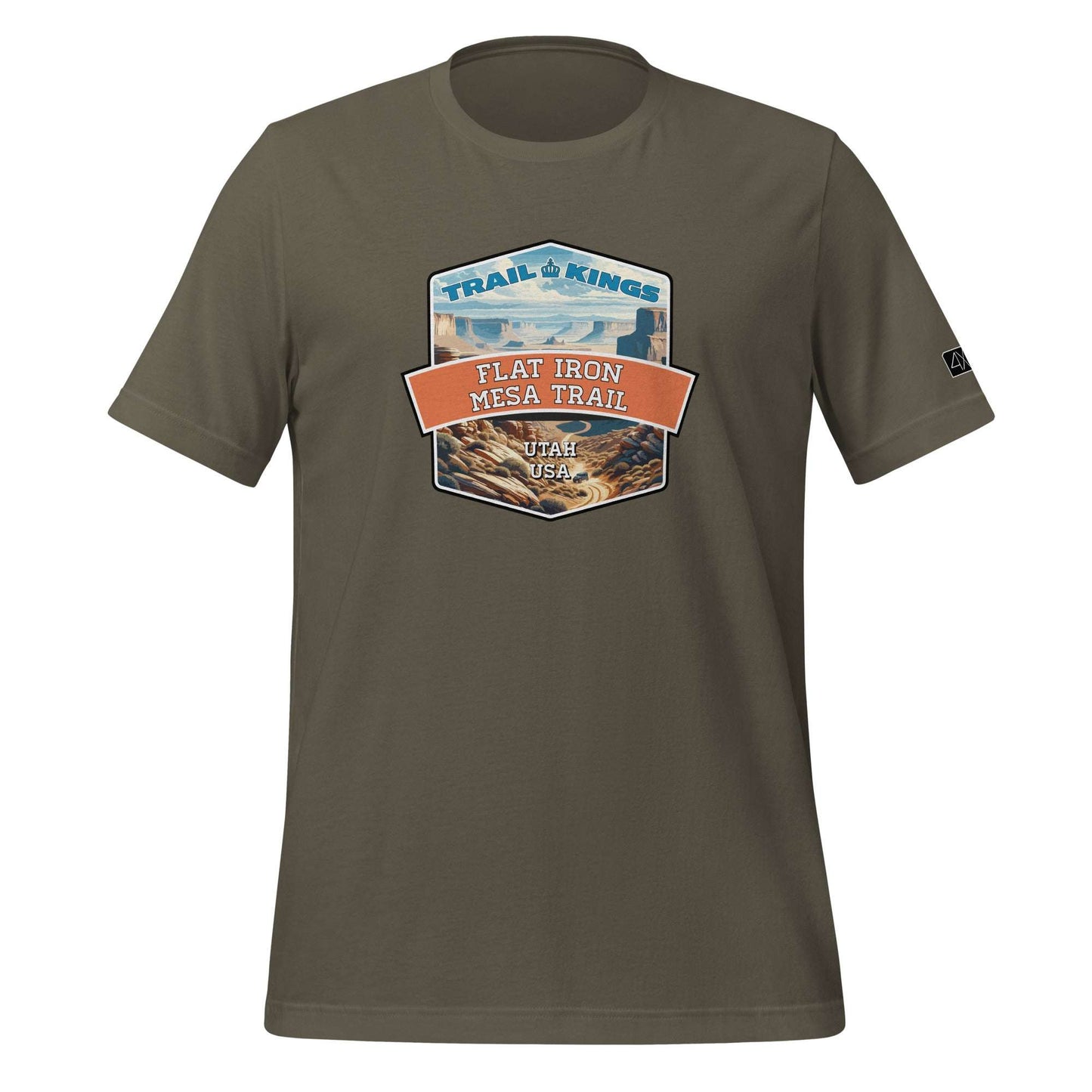 Trail Kings: Flat Iron Mesa Trail - Unisex t-shirt  in  Army / 3XL  -  4XOD