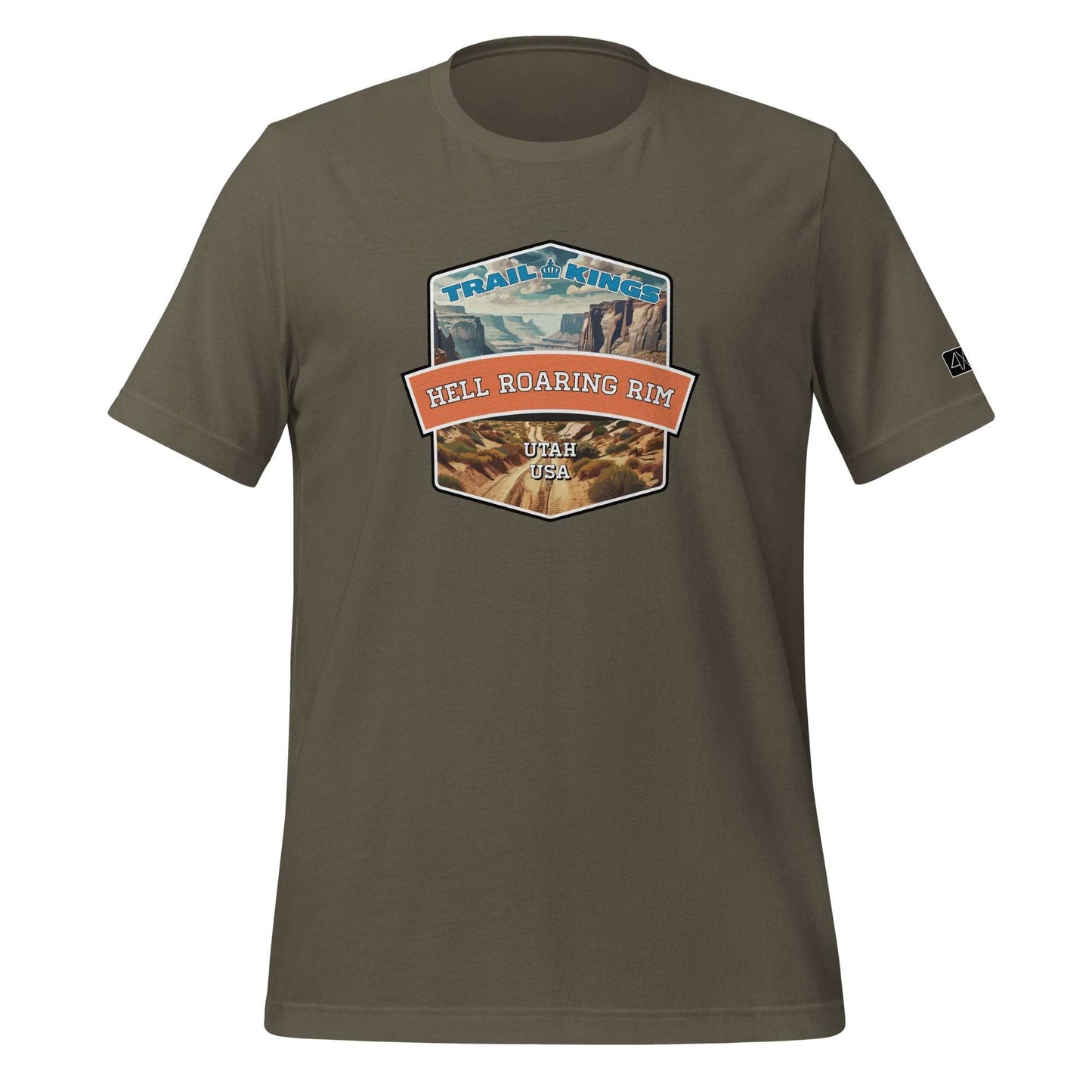 Trail Kings: Hell Roaring Rim - Unisex t-shirt  in  Army / 3XL  -  4XOD