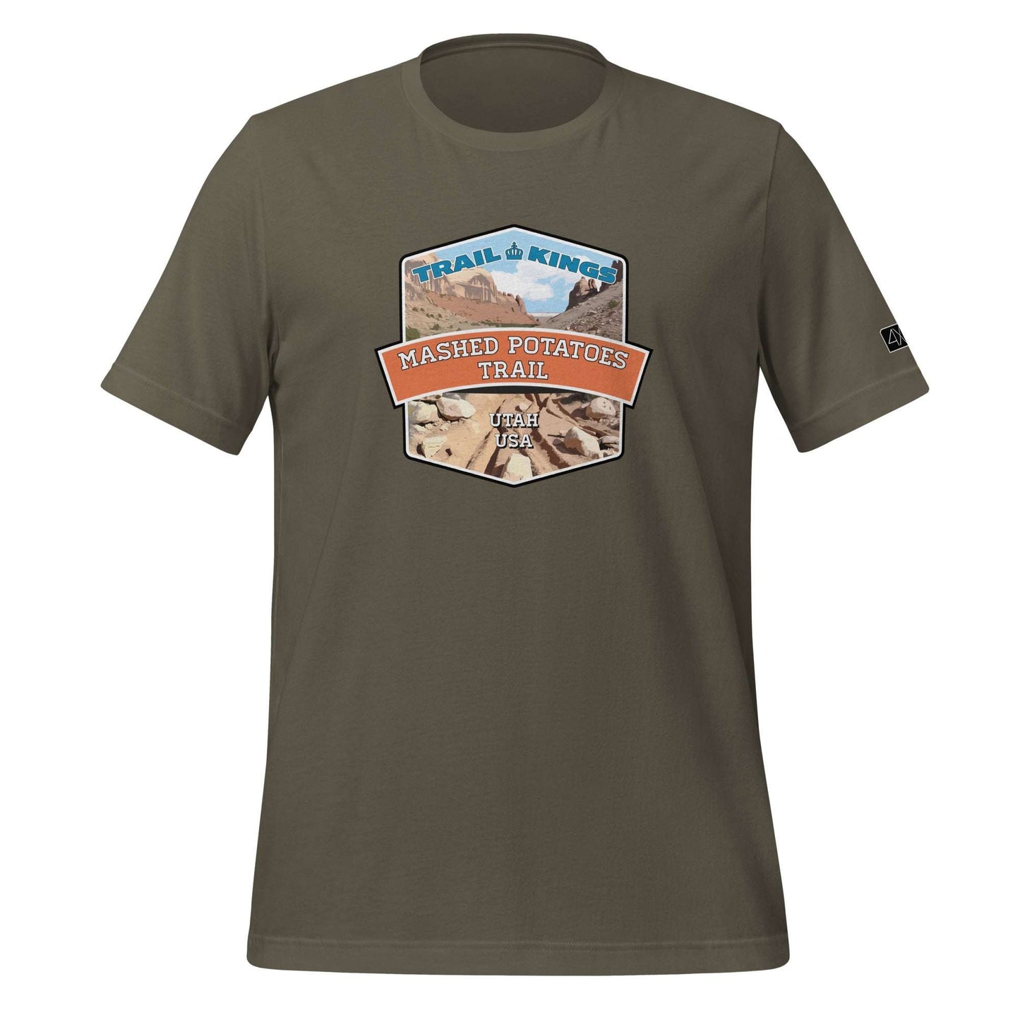 Trail Kings: Mashed Potatoes Trail - Unisex t-shirt  in  Army / 3XL  -  4XOD