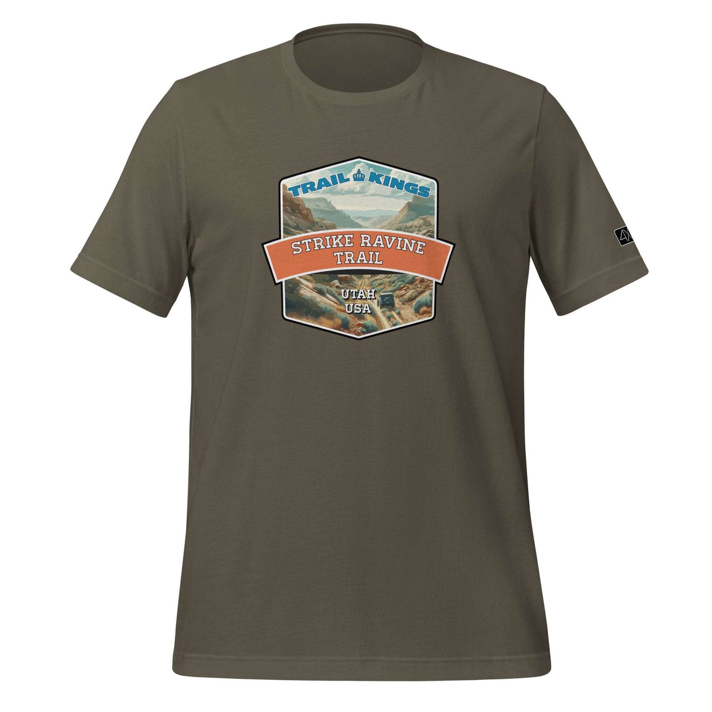 Trail Kings: Strike Ravine Trail - Unisex t-shirt  in  Army / 3XL  -  4XOD