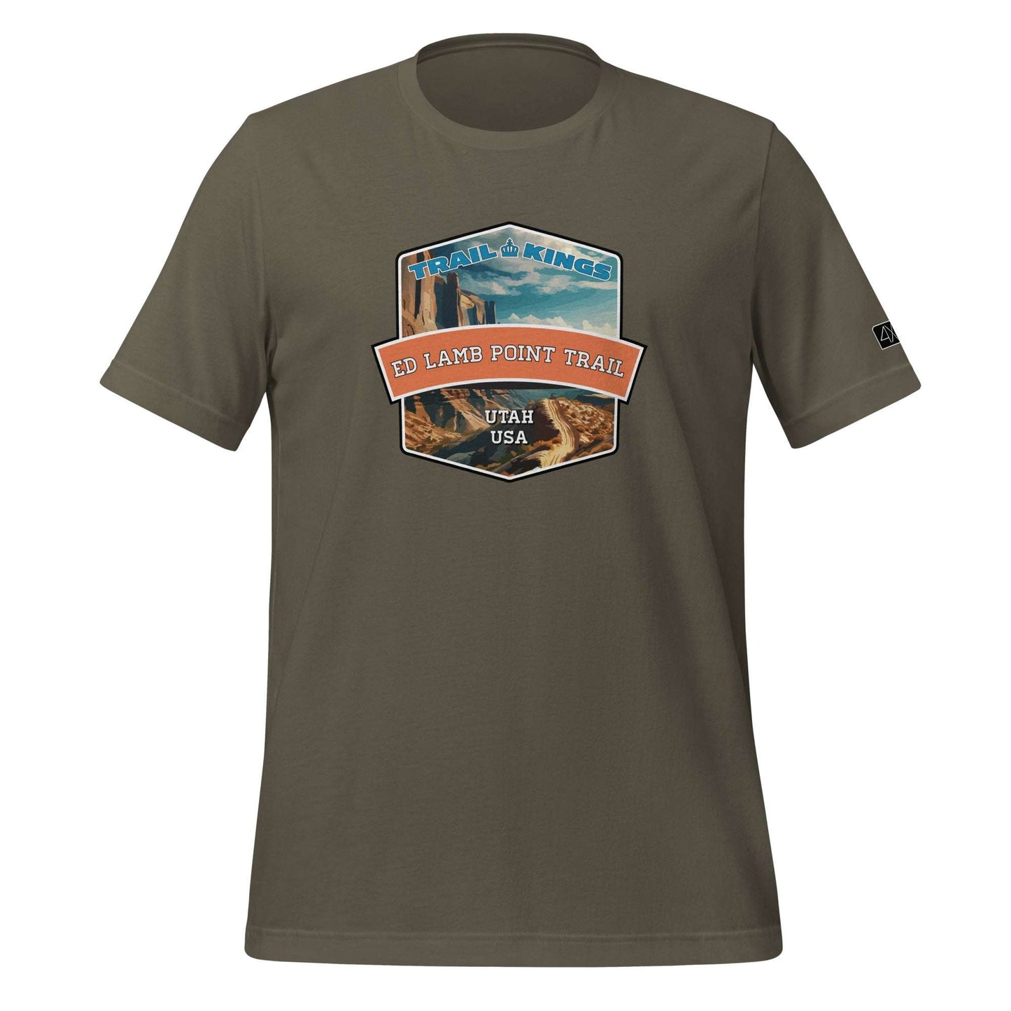 Trail Kings: Ed Lamb Point Trail - Unisex t-shirt  in  Army / 3XL  -  4XOD