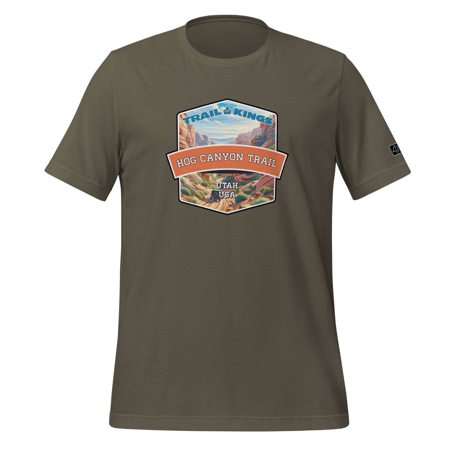 Trail Kings: Hog Canyon Trail - Unisex t-shirt  in  Army / 3XL  -  4XOD