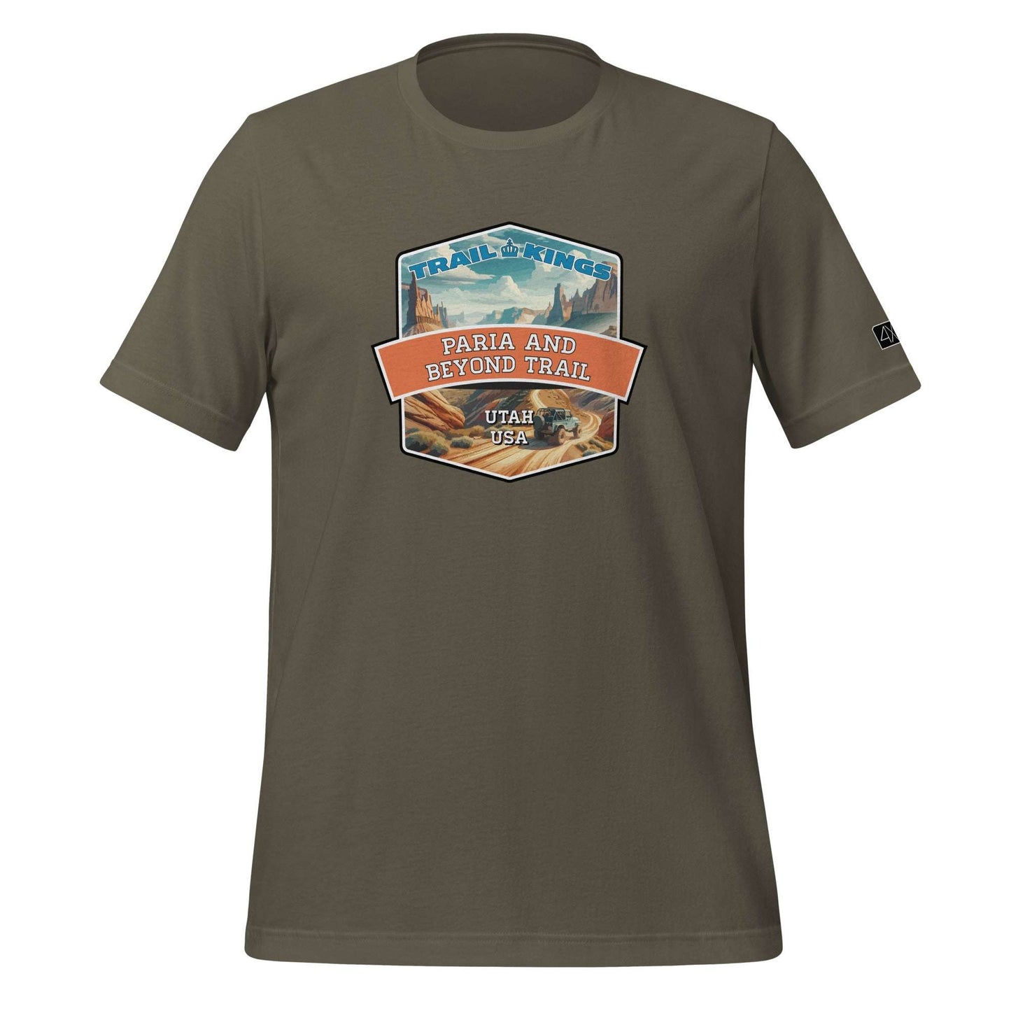 Trail Kings: Paria and Beyond Trail - Unisex t-shirt  in  Army / 3XL  -  4XOD