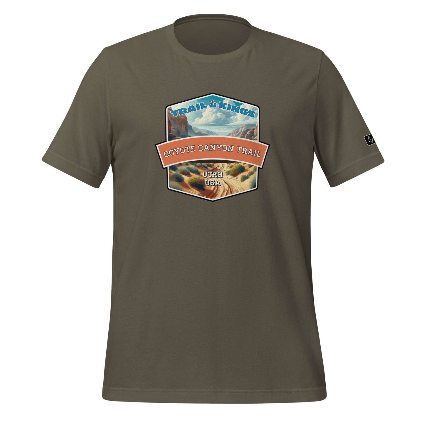 Trail Kings: Coyote Canyon Trail - Unisex t-shirt  in  Army / 3XL  -  4XOD