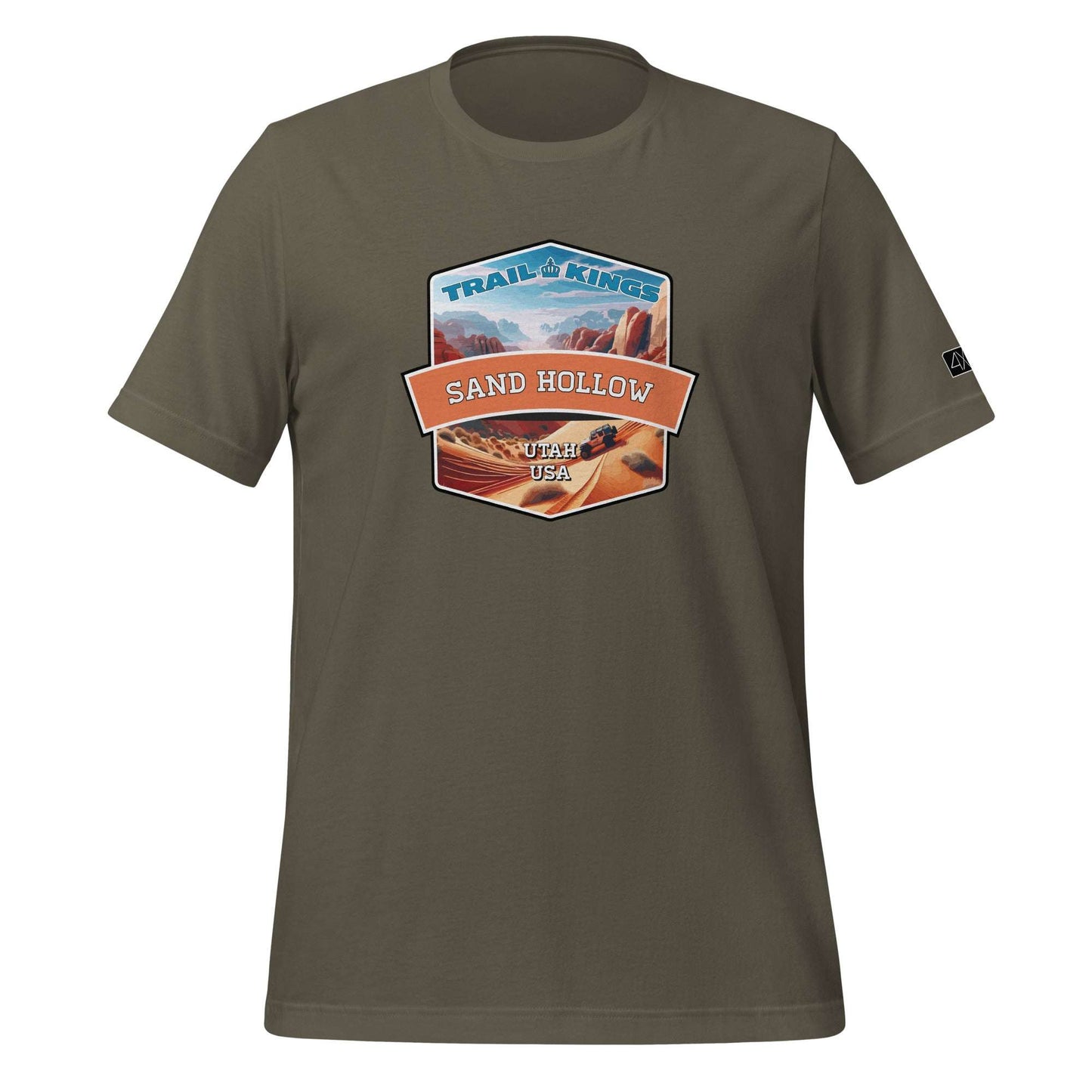 Trail Kings: Sand Hollow - Unisex t-shirt  in  Army / 3XL  -  4XOD