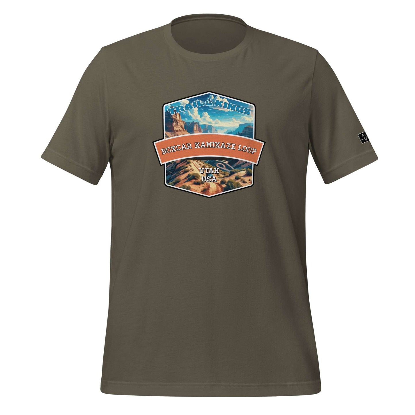 Trail Kings: Boxcar Kamikaze Loop - Unisex t-shirt  in  Army / 3XL  -  4XOD