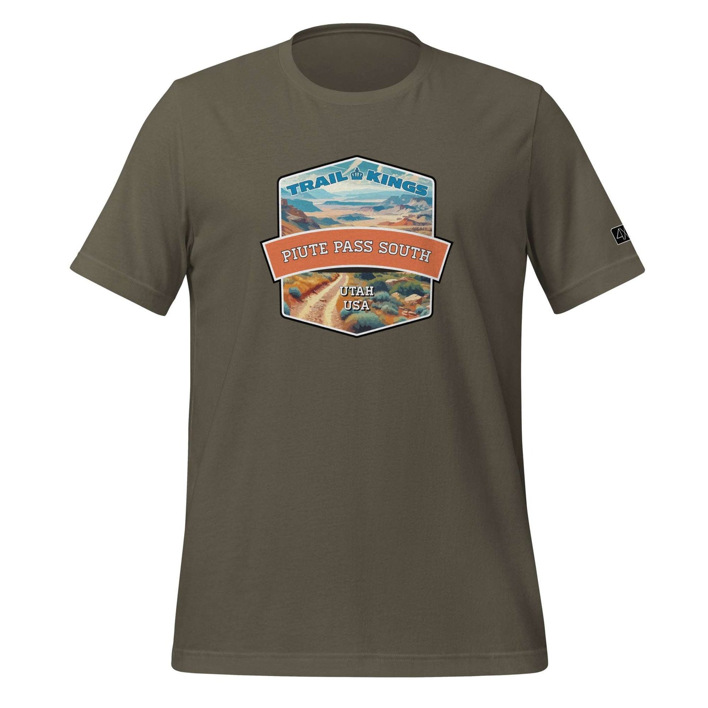 Trail Kings: Piute Pass South - Unisex t-shirt  in  Army / 3XL  -  4XOD