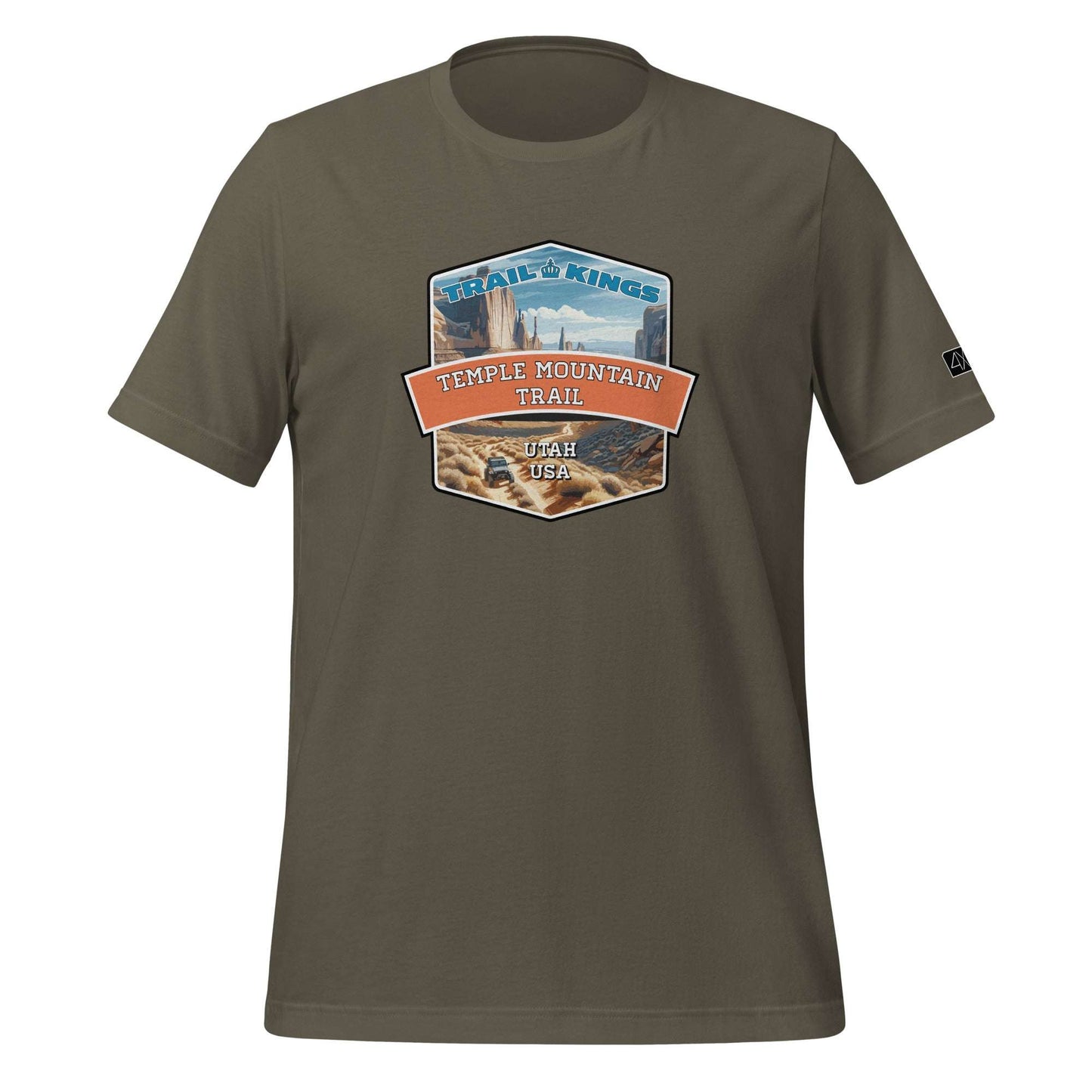 Trail Kings: Temple Mountain Trail - Unisex t-shirt  in  Army / 3XL  -  4XOD