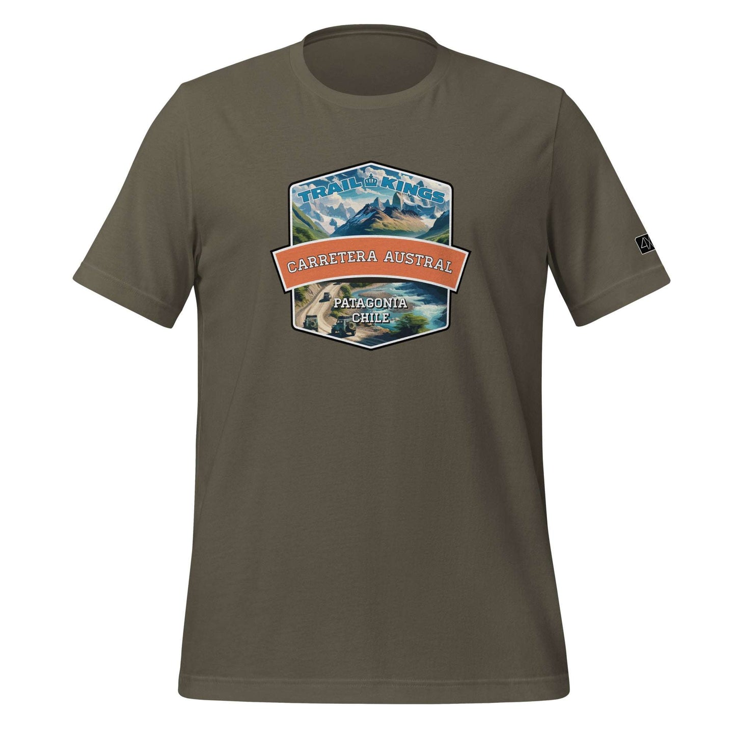 Trail Kings: Carretera Austral - Unisex t-shirt  in  Army / 3XL  -  4XOD