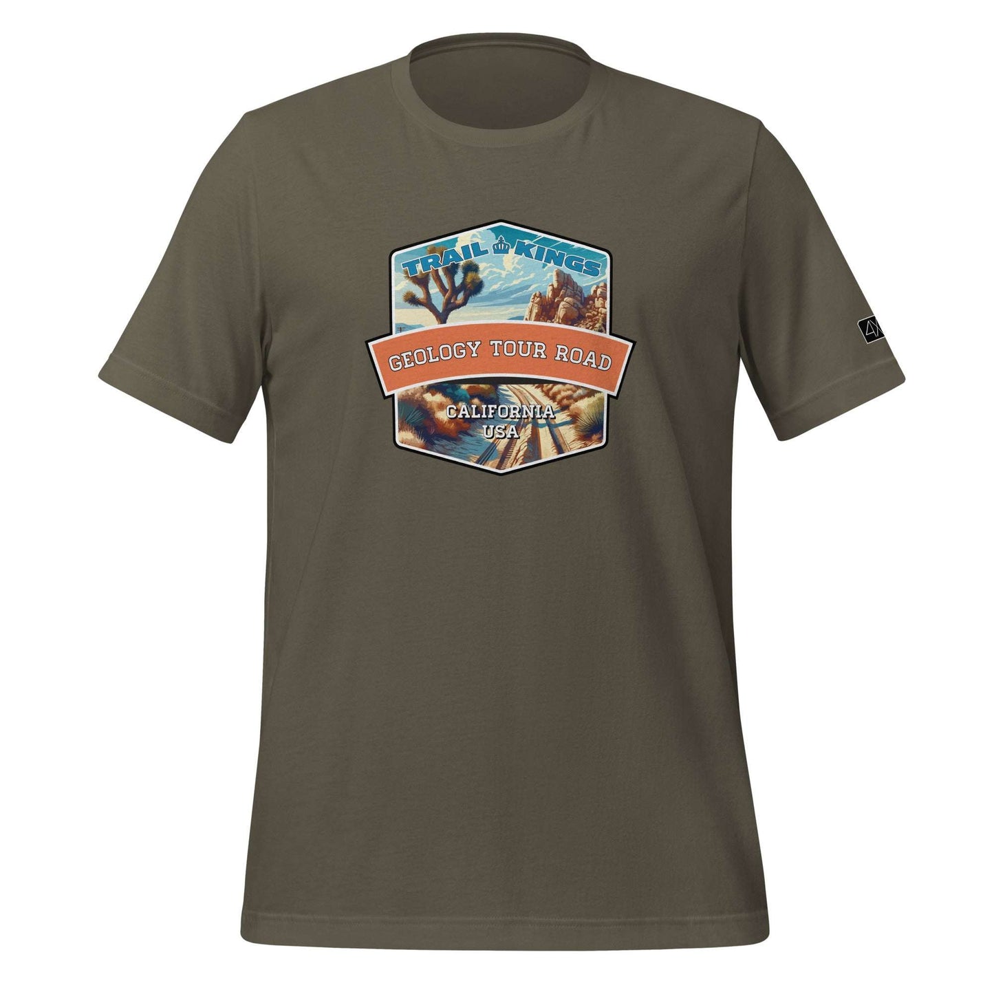 Trail Kings: Geology Tour Road - Unisex t-shirt  in  Army / 3XL  -  4XOD